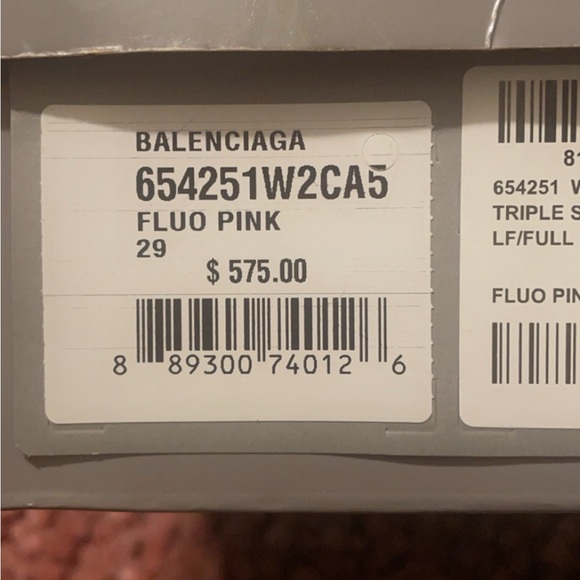 Balenciaga’s for girls size 29 (Hot Pink) - Picture 2 of 5